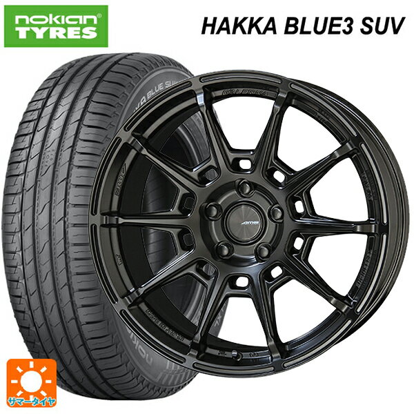 ホンダ ZR-V(RZ4)用 225/60R17 103V XL ノキアン ハッカ ブルー3 SUV 共豊 ガレルナ レフィーノ made by エンケイ MB 新品サマータイヤホイール 4本セット