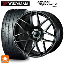 【6/22 20時〜 全品P5倍&クーポン】スバル レヴォーグ(VN系)用 245/40R18 97Y XL ヨコハマ アドバンスポーツ V107 正規品 ウェッズ ウェッズスポーツ SA27R WBC 新品サマータイヤホイール 4本セット(2)