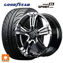 235/45R17 93W グッドイヤー イーグル RS スポーツ S-スペック エムアイディー ナイトロパワー クロスクロウ(訳あり) ブラックメタリック+ミラーカット 17-7J 国産車用 サマータイヤホイール4本セット
