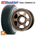 スズキ ジムニー(64系)用 205/80R16 104T XL BFグッドリッチ トレイルテレーン T/A ホワイトレター 正規品 ボルクレーシング TE37XT FOR J BR 新品サマータイヤホイール 5本セット