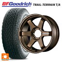 トヨタ ランドクルーザー300(300系)用 275/65R18 116T BFグッドリッチ トレイルテレーン T/A ホワイトレター 正規品 ボルクレーシング TE37 ラージ PCD プログレッシブ モデル2 BR 新品サマータイヤホイール 4本セット