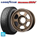 【最大3万円OFFクーポン 4/27 9:59迄】スズキ ジムニーシエラ(74系)用 235/70R16 106Q グッドイヤー アイスナビ SUV ボルクレーシング TE37XT FOR J BR 新品スタッドレスタイヤホイール 5本セット