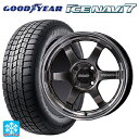 165/65R15 81Q グッドイヤー アイスナビ7 レイズ ボルクレーシング TE37KCR プログレッシブモデル HF 15-5J 国産車用 スタッドレスタイヤホイール4本セット