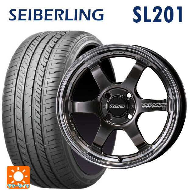 【5/9 20時〜 最大3万円OFFクーポン】195/55R15 85V セイバーリング セイバーリング SL201(ブリヂストン工場生産） レイズ ボルクレーシング TE37KCR プログレッシブモデル HF 15-5.5J 国産車用 サマータイヤホイール4本セット