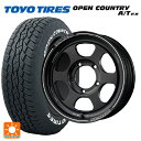 スズキ ジムニーシエラ(74系)用 215/70R16 100H トーヨー オープンカントリー A/T EX ホワイトレター ボルクレーシング TE37XT FOR J BC 新品サマータイヤホイール 5本セット