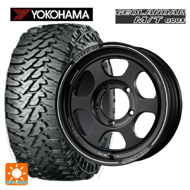 スズキ ジムニーシエラ(74系)用 225/70R16 103S ヨコハマ ジオランダー M/T G003 ボルクレーシング TE37XT FOR J BC 新品サマータイヤホイール 5本セット