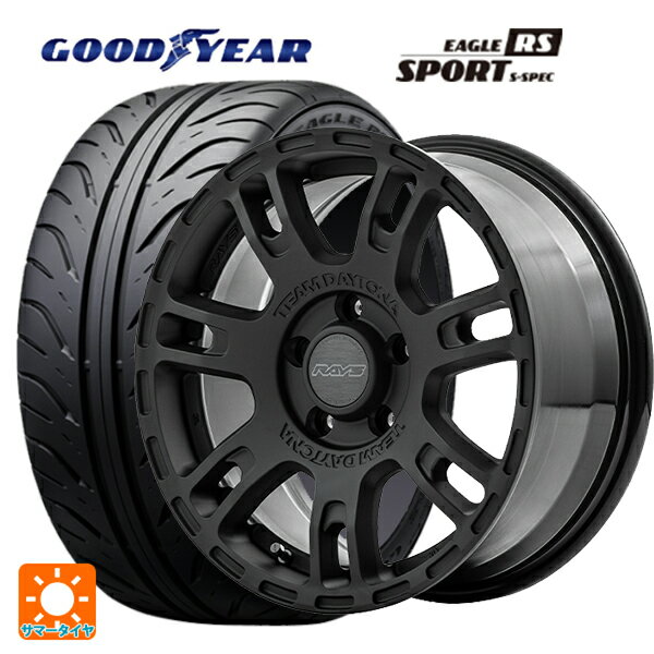 205/55R16 89V グッドイヤー イーグル RS スポーツ S-スペック レイズ チームデイトナ D207 BZZ 16-7J 国産車用 サマータイヤホイール4本セット