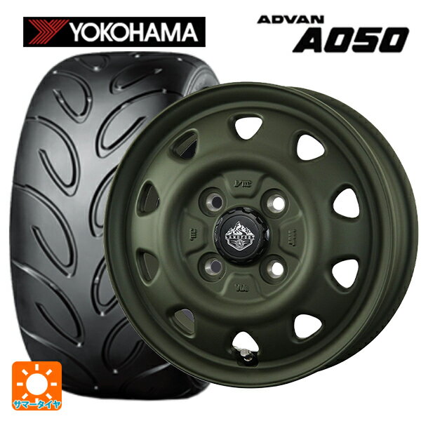 【6/22 20時〜 全品P5倍＆クーポン】165/55R14 72V ヨコハマ アドバン A050 コンパウンド M 正規品 トピー ランドフット SWZ OD 14-4.5J 国産車用 サマータイヤホイール4本セット