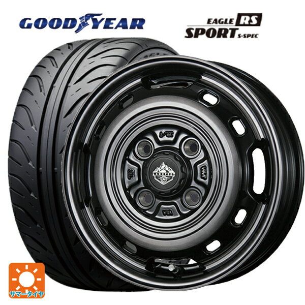 【6/15〜16限定 全品P5倍＆クーポン】165/55R14 72V グッドイヤー イーグル RS スポーツ S-スペック トピー ランドフット XFG SC/P 14-4.5J 国産車用 サマータイヤホイール4本セット