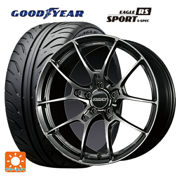 スバル レヴォーグ(VN系)用 245/40R18 93W グッドイヤー イーグル RS スポーツ S-スペック ボルクレーシング G025 HK 新品サマータイヤホイール 4本セット