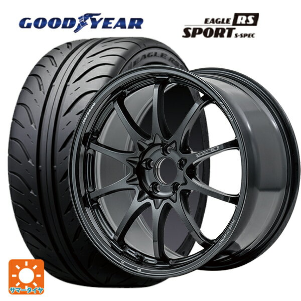 225/40R18 88W グッドイヤー イーグル RS スポーツ S-スペック レイズ ボルクレーシング CE28N プラス MM 18-7.5J 国産車用 サマータイヤホイール4本セット