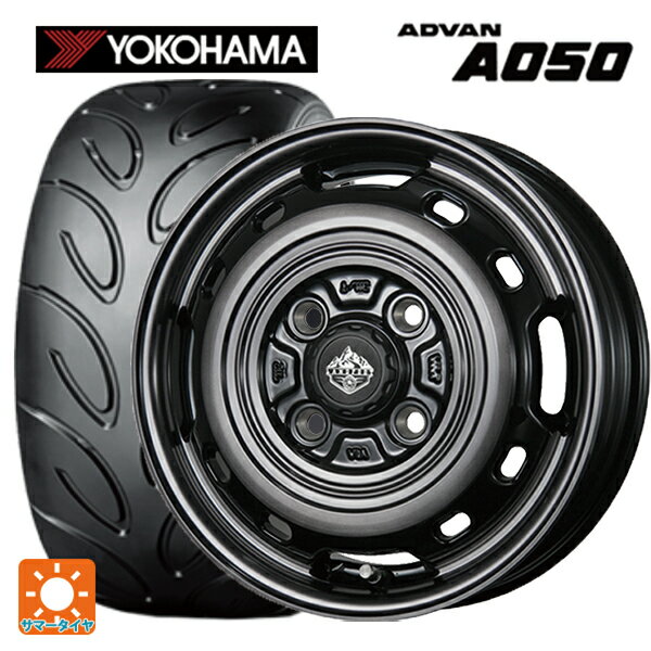 【6/22 20時〜 全品P5倍＆クーポン】165/50R15 73V ヨコハマ アドバン A050 コンパウンド M 正規品 トピー ランドフット XFG SC/P 15-4.5J 国産車用 サマータイヤホイール4本セット