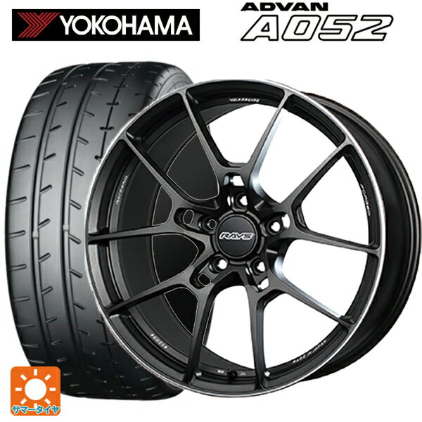 トヨタ GRカローラ(4BA-GZEA14H)用 255/35R18 94Y XL ヨコハマ アドバン A052 正規品 レイズ ボルクレーシング G025 MK 新品サマータイヤホイール 4本セット