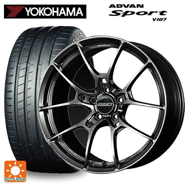 【6/22 20時〜 全品P5倍＆クーポン】225/35R19 88Y XL ヨコハマ アドバンスポーツ V107 正規品 レイズ ボルクレーシング ジーゼロニゴ HK 19-8J 国産車用 サマータイヤホイール4本セット