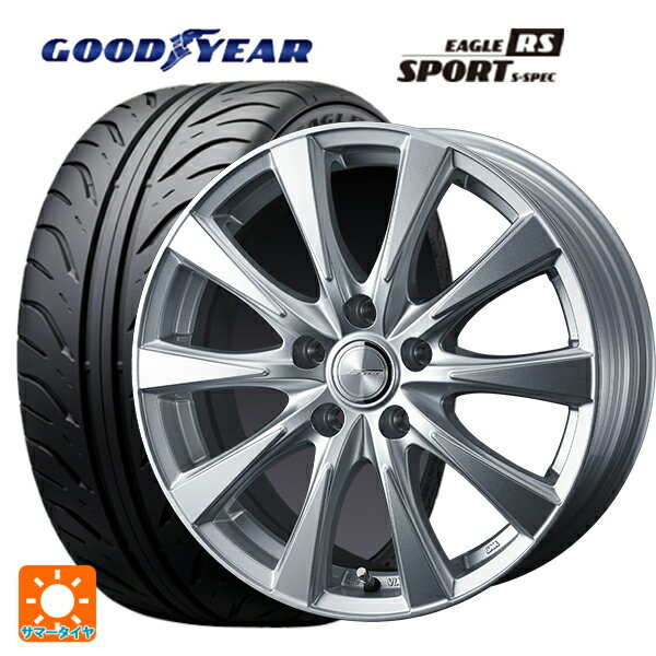 スバル レヴォーグ(VN系)用 245/40R18 93W グッドイヤー イーグル RS スポーツ S-スペック ジョーカー スピリッツ シルバー 新品サマータイヤホイール 4本セット