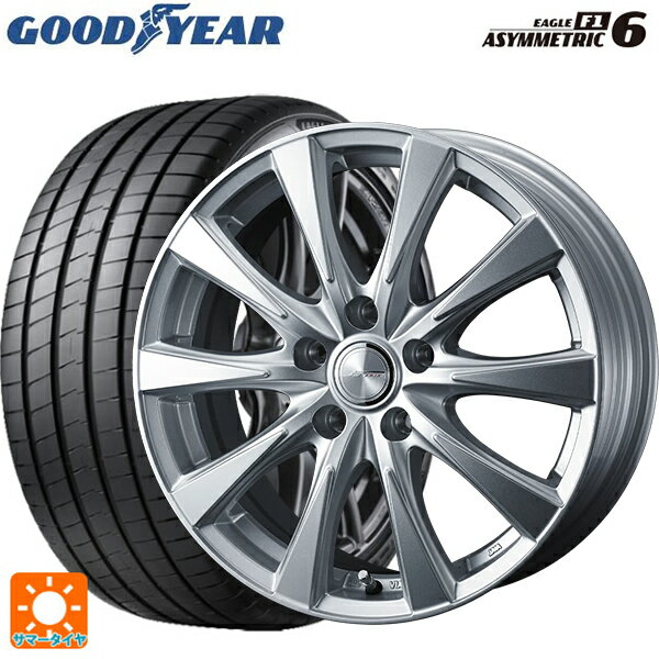 スバル レヴォーグ(VN系)用 225/45R18 95Y XL グッドイヤー イーグル F1 アシメトリック6 ジョーカー スピリッツ シルバー 新品サマータイヤホイール 4本セット