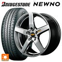 225/45R18 95W XL ブリヂストン ニューノ 正規品 エムアイディー MID エクスクルーシブ 050F ハイパーメタルコートミラーカット 18-7J 国産車用 サマータイヤホイール4本セット