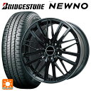 【4/28〜5/1 全品ポイント5倍】ボルボ S60/V60(ZB系)用 225/50R17 94V ブリヂストン ニューノ 正規品 # ユーロアクシス ガヤ W5 グロスブラックリムポリッシュ 新品サマータイヤホイール 4本セット(2)