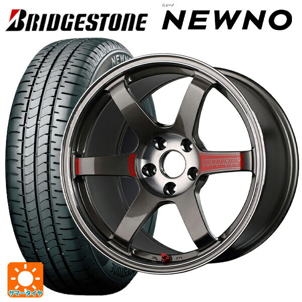 【6/22 20時〜 全品P5倍＆クーポン】175/55R15 77V ブリヂストン ニューノ 正規品 レイズ ボルクレーシング TE37SL サーガ PG 15-7J 国産車用 サマータイヤホイール4本セット