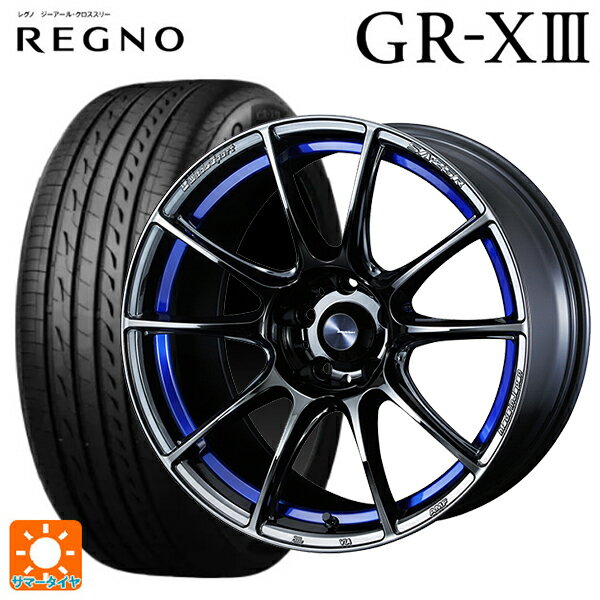 215/45R17 91W XL ブリヂストン レグノ GR-X3 正規品 ウェッズ ウェッズスポーツ SA25R BLC2 17-7J 国産車用 サマータイヤホイール4本セット