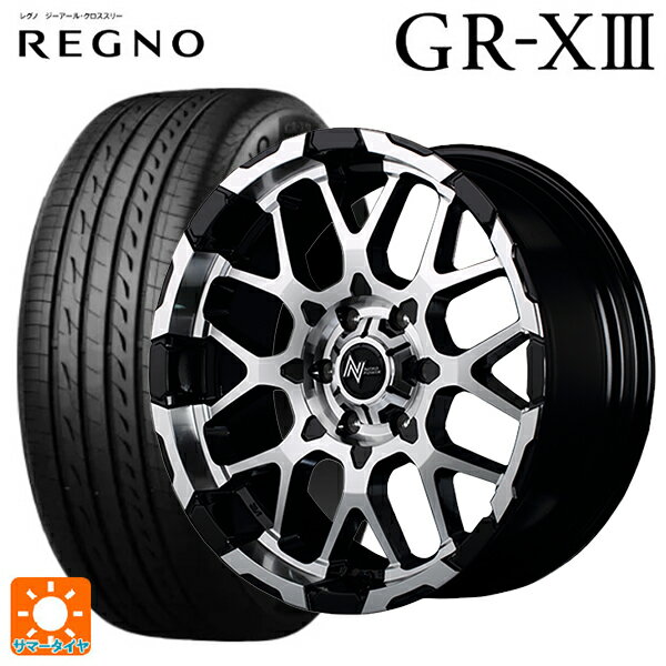 【6/11 1:59迄 全品ポイント5倍】215/45R18 93W XL ブリヂストン レグノ GR-X3 正規品 # エムアイディー ナイトロパワー M28バレット ブラック/ミラーカット 18-7J 国産車用 サマータイヤホイール4本セット