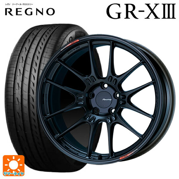 215/45R17 91W XL ブリヂストン レグノ GR-X3 正規品 エンケイ レーシング GTC02 マットブラック 17-7.5J 国産車用 サマータイヤホイール4本セット