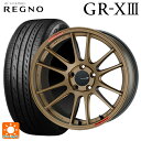 【7/19 20時〜 最大3万円OFFクーポン】245/40R18 97W XL ブリヂストン レグノ GR-X3 正規品 # エンケイ レーシングレボリューション GTC01RR チタニウムゴールド 18-8J 国産車用 サマータイヤホイール4本セット(2)