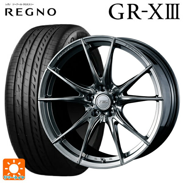 245/35R20 95W XL ブリヂストン レグノ GR-X3 正規品 # ウェッズ エフゼロ FZ-2 DIAMOND BLACK 20-8.5J 国産車用 サマータイヤホイール4本セット