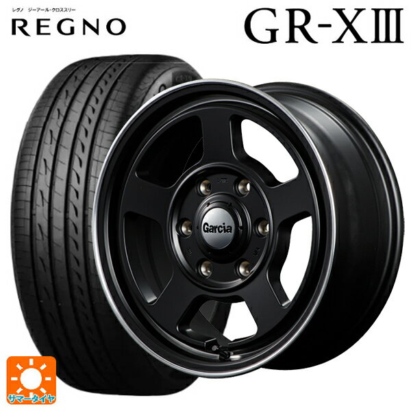 【6/15〜16限定 全品P5倍＆クーポン】165/55R15 75V ブリヂストン レグノ GR-X3 正規品 # エムアイディー ガルシア シカゴ5 セミグロスブラック/ヴァーレイ+フランジポリッシュ 15-4.5J 国産車用 サマータイヤホイール4本セット