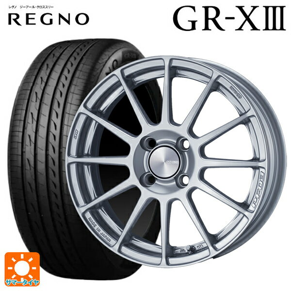 205/60R16 92V ブリヂストン レグノ GR-X3 正規品 # エンケイ パフォーマンスライン PF03 スパークルシルバー 16-6.5J 国産車用 サマータイヤホイール4本セット