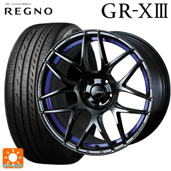 215/45R17 91W XL ブリヂストン レグノ GR-X3 正規品 ウェッズ ウェッズスポーツ SA27R BLC2 17-7.5J 国産車用 サマータイヤホイール4本セット