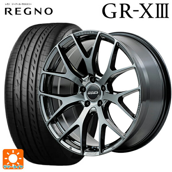 【5/9 20時〜 最大3万円OFFクーポン】245/50R19 101V ブリヂストン レグノ GR-X3 正規品 # レイズ ホムラ 2X7FT YNJ 19-8.5J 国産車用 サマータイヤホイール4本セット