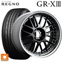 225/40R18 92W XL ブリヂストン レグノ GR-X3 正規品 # タナベ SSR プロフェッサー MS1 ブラック 18-7J 国産車用 サマータイヤホイール4本セット
