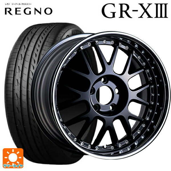 【6/15〜16限定 全品P5倍＆クーポン】185/55R16 83V ブリヂストン レグノ GR-X3 正規品 # タナベ SSR プロフェッサー MS1R ブラック 16-6.5J 国産車用 サマータイヤホイール4本セット