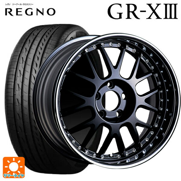 215/45R17 91W XL ブリヂストン レグノ GR-X3 正規品 タナベ SSR プロフェッサー MS1R ブラック 17-7J 国産車用 サマータイヤホイール4本セット