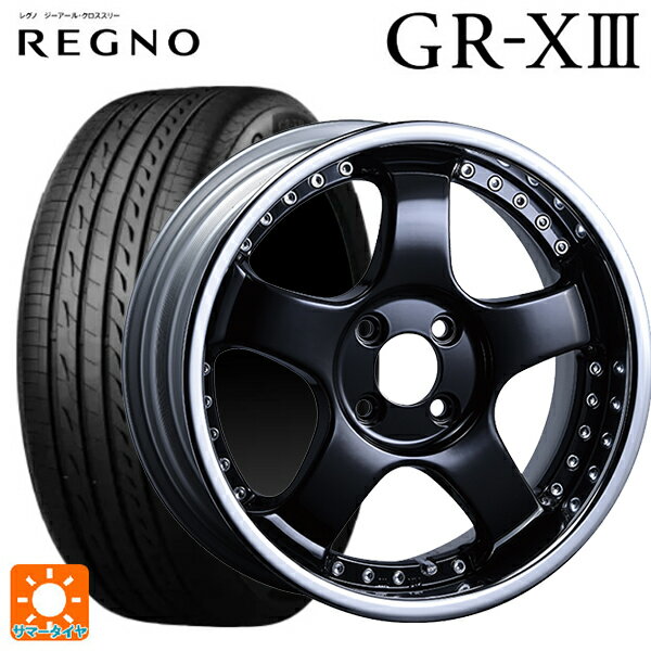 215/45R17 91W XL ブリヂストン レグノ GR-X3 正規品 タナベ SSR プロフェッサー SP1R ブラック 17-7J 国産車用 サマータイヤホイール4本セット