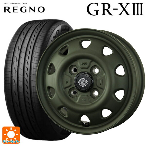 【6/11 1:59迄 全品ポイント5倍】165/55R14 72V ブリヂストン レグノ GR-X3 正規品 # トピー ランドフット SWZ OD 14-4.5J 国産車用 サマータイヤホイール4本セット