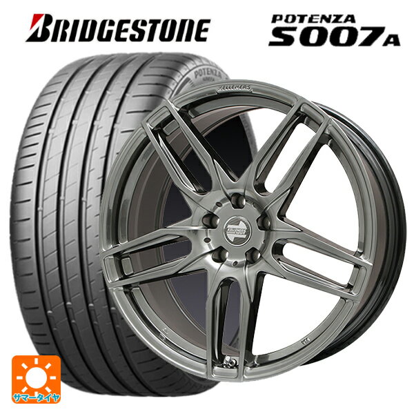 トヨタ スープラ(DB系)用 255/35R19 96Y XL ブリヂストン ポテンザ S007A 正規品 マインツ クロームハイパーブラック 新品サマータイヤホイール 4本セット