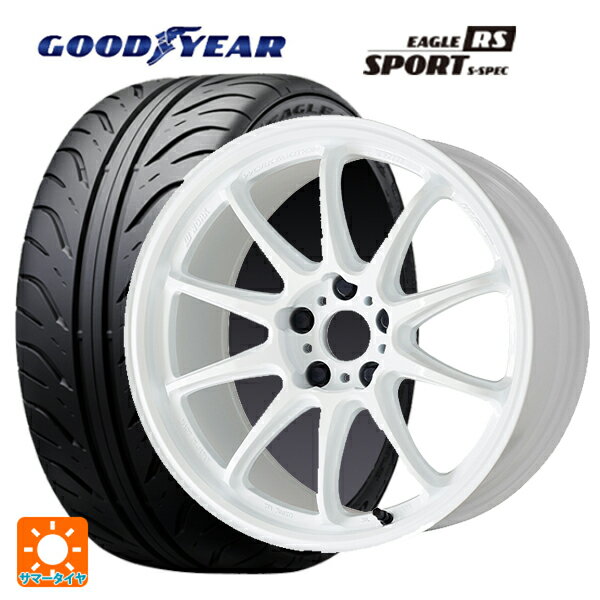 【6/11 1:59迄 全品ポイント5倍】225/40R18 88W グッドイヤー イーグル RS スポーツ S-スペック ワーク エモーション ZR10 AZW 18-7.5J 国産車用 サマータイヤホイール4本セット