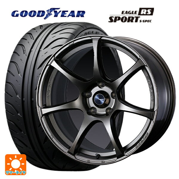 215/45R17 87W グッドイヤー イーグル RS スポーツ S-スペック ウェッズ ウェッズスポーツ SA75R EJ-BRONZE 17-7J 国産車用 サマータイヤホイール4本セット