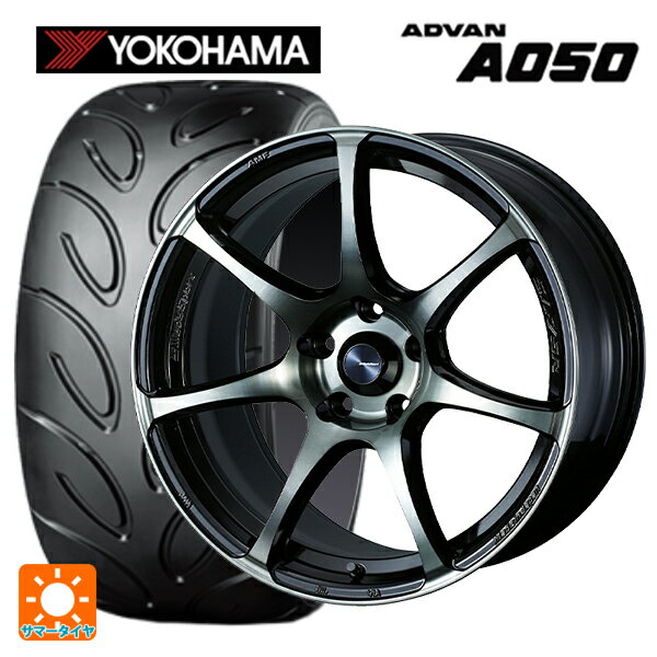 スバル レヴォーグ(VN系)用 245/40R18 93V ヨコハマ アドバン A050 ウェッズスポーツ SA75R WBC 新品サマータイヤホイール 4本セット