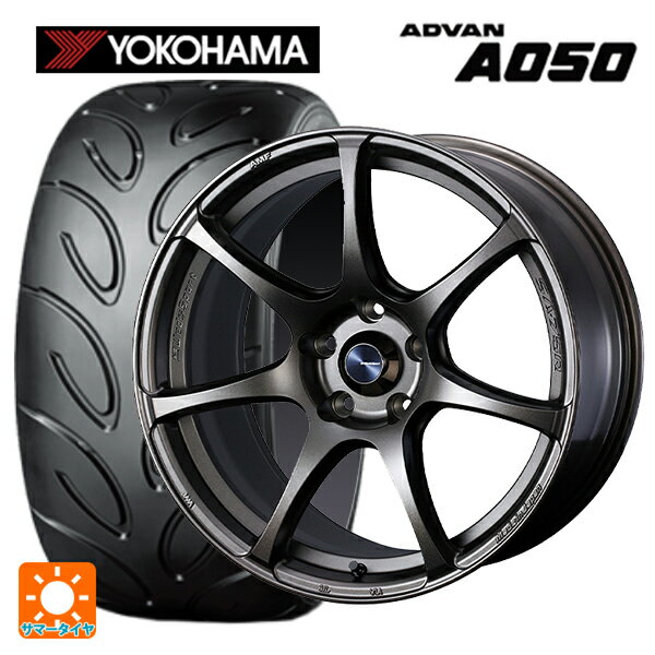 【6/22 20時〜 全品P5倍＆クーポン】245/40R18 93V ヨコハマ アドバン A050 正規品 ウェッズ ウェッズスポーツ SA75R EJ-BRONZE 18-8J 国産車用 サマータイヤホイール4本セット
