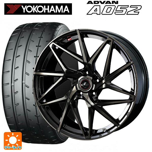 スバル レヴォーグ(VN系)用 2024年製 245/40R18 97Y XL ヨコハマ アドバン A052 レオニス IT PBMC/TI 新品サマータイヤホイール 4本セット