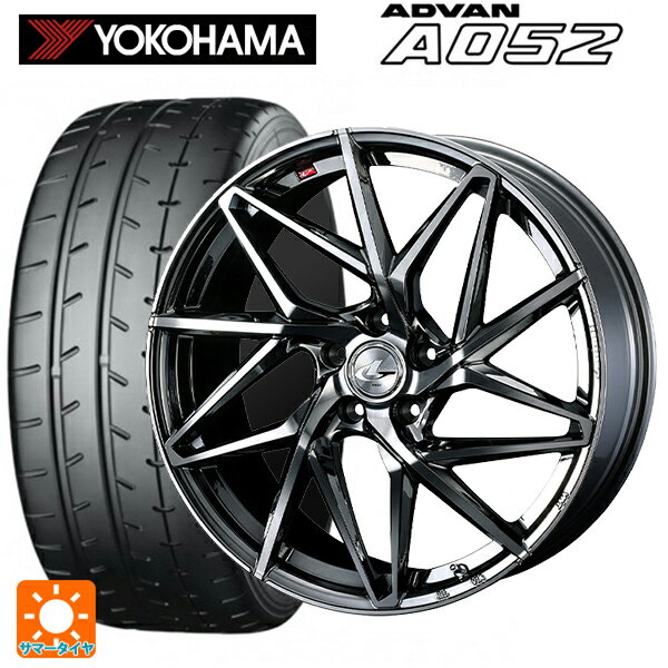 スバル レヴォーグ(VN系)用 2024年製 245/40R18 97Y XL ヨコハマ アドバン A052 レオニス IT BMCMC 新品サマータイヤホイール 4本セット