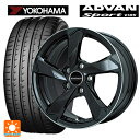 【5/9 20時〜 最大3万円OFFクーポン】ランドローバー レンジローバー イヴォーク(LZ2系)用 235/65R17 108W XL ヨコハマ アドバンスポーツ V105 クロスエッジ グロスブラック/リムポリッシュ 新品サマータイヤホイール 4本セット