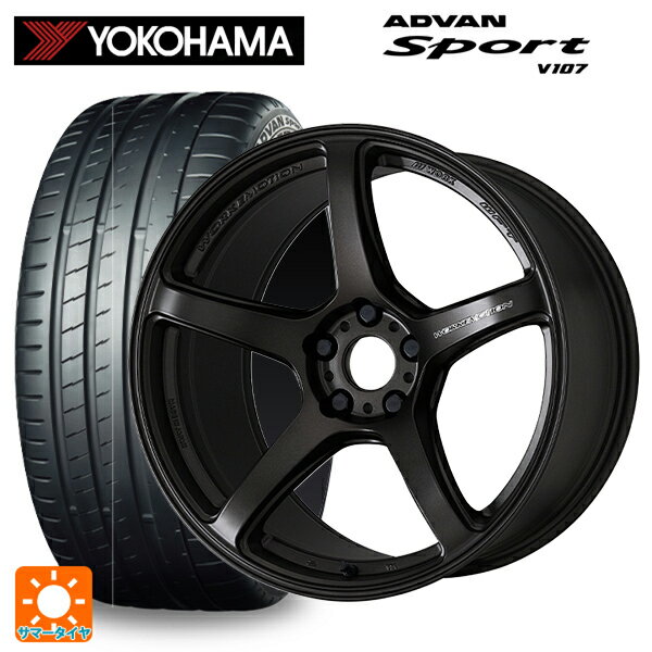 ホンダ ステップワゴン(RP6~8)用 225/40R18 92Y XL ヨコハマ アドバンスポーツ V107 エモーション T5R MGK 新品サマータイヤホイール 4本セット