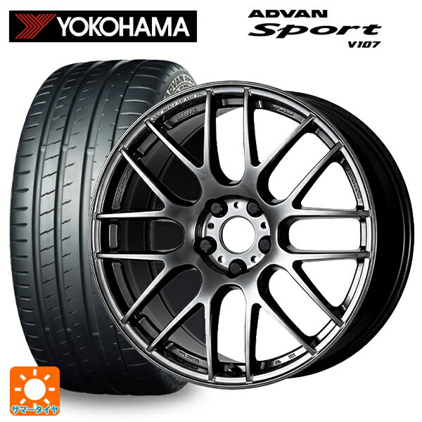 【最大3万円OFFクーポン 5/16 1:59迄】225/35R19 88Y XL ヨコハマ アドバンスポーツ V107 ワーク エモーション M8R GTK 19-8.5J 国産車用 サマータイヤホイール4本セット