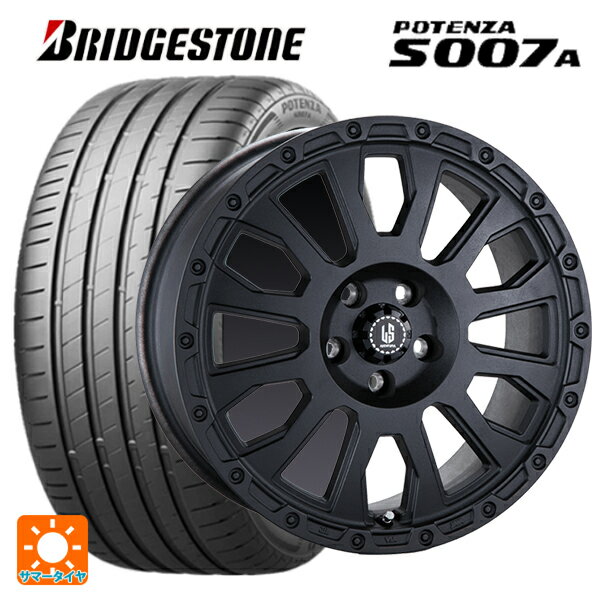 【6/22 20時〜 全品P5倍＆クーポン】205/55R16 94W XL ブリヂストン ポテンザ S007A 正規品 阿部商会 ラ・ストラーダ アベンチュラ WB 16-7J 国産車用 サマータイヤホイール4本セット