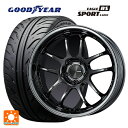 【6/20限定 全品P5倍&クーポン】トヨタ GRヤリス(PA系)用 235/40R18 91W グッドイヤー イーグル RS スポーツ S-スペック エンケイ パフォーマンスライン PF01 EVO SBK 新品サマータイヤホイール 4本セット(2)