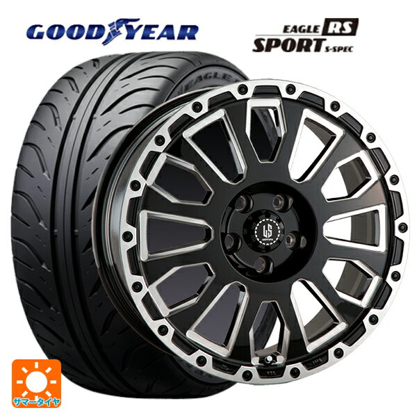 【最大3万円OFFクーポン 5/16 1:59迄】245/40R18 93W グッドイヤー イーグル RS スポーツ S-スペック 阿部商会 ラ・ストラーダ アベンチュラ GBM 18-8J 国産車用 サマータイヤホイール4本セット